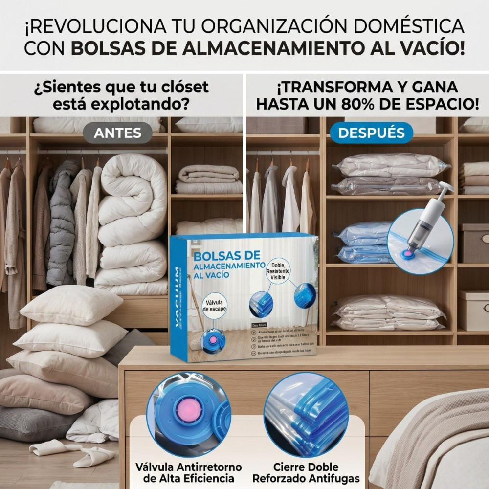 MÁQUINA DE SELLADO AL VACÍO Y 15 BOLSAS