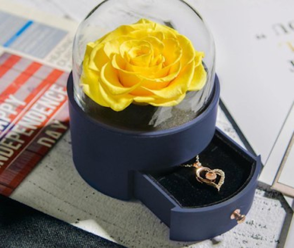 FLOR ETERNA CON JOYERO