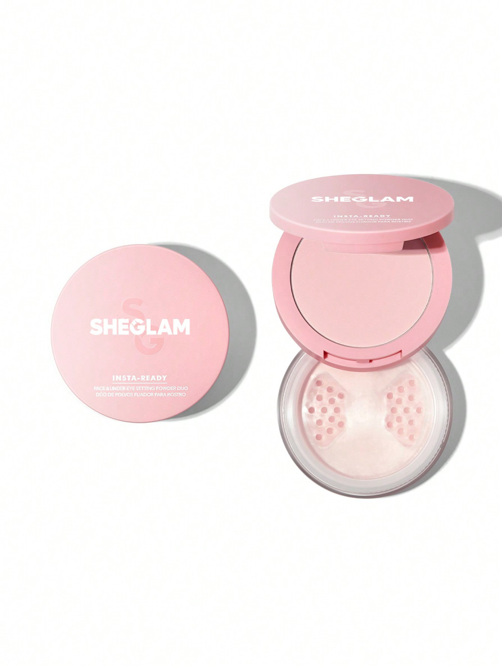 POLVO 2 EN 1 SHEGLAM ROSADO