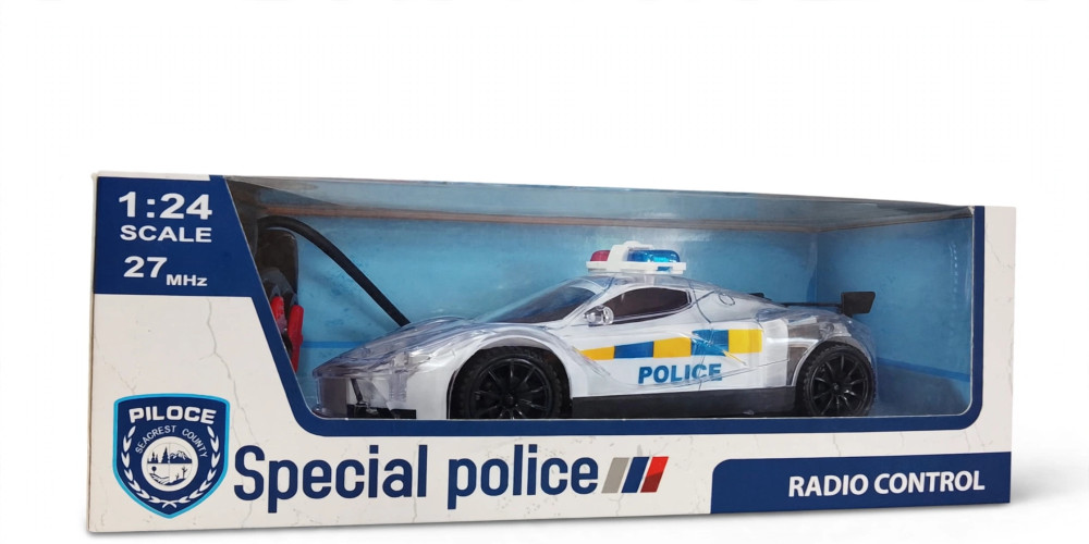 CARRO DE POLICIA A CONTROL REMOTO