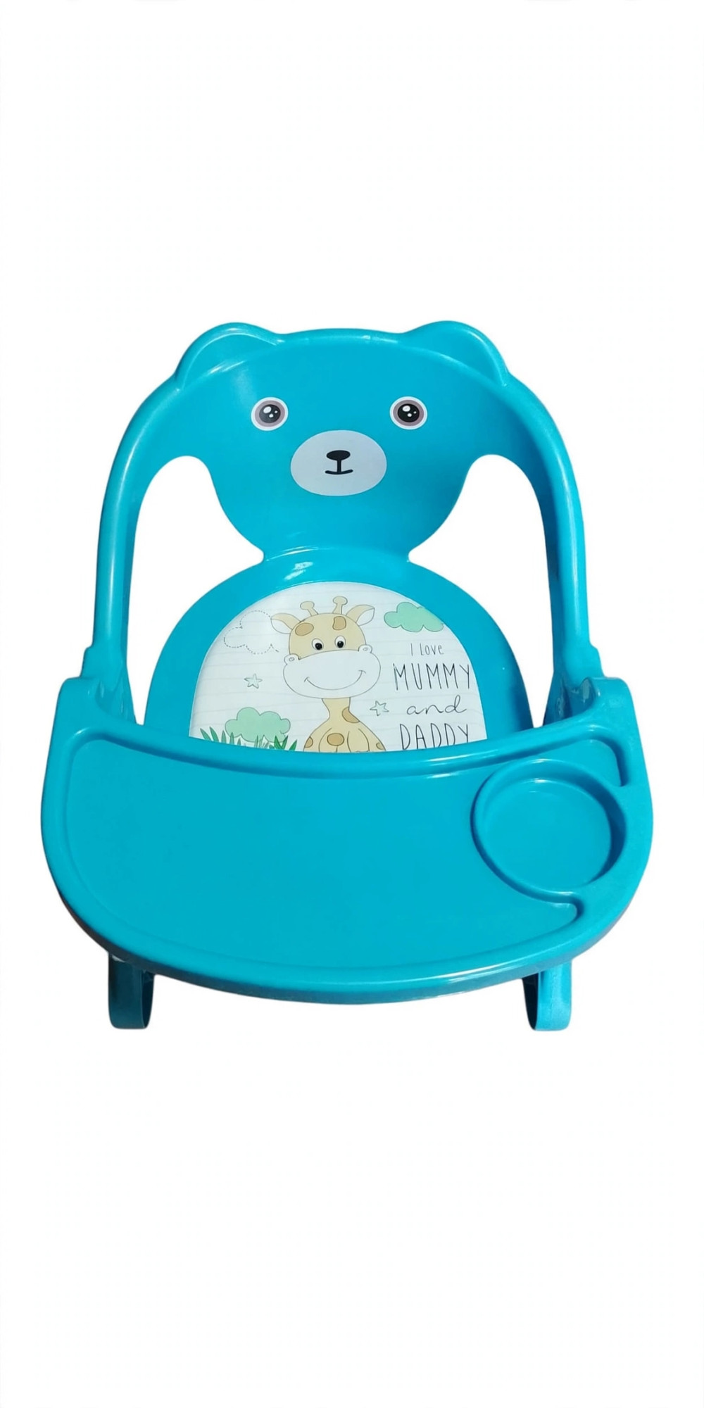 SILLA + MESA PARA BEBE CON DISEÑO OSO BX10
