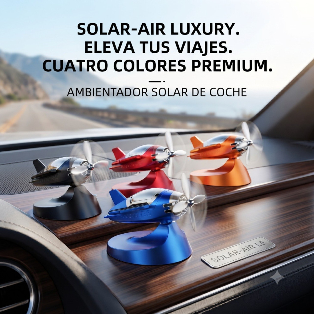 AMBIENTADOR SOLAR PARA COCHE