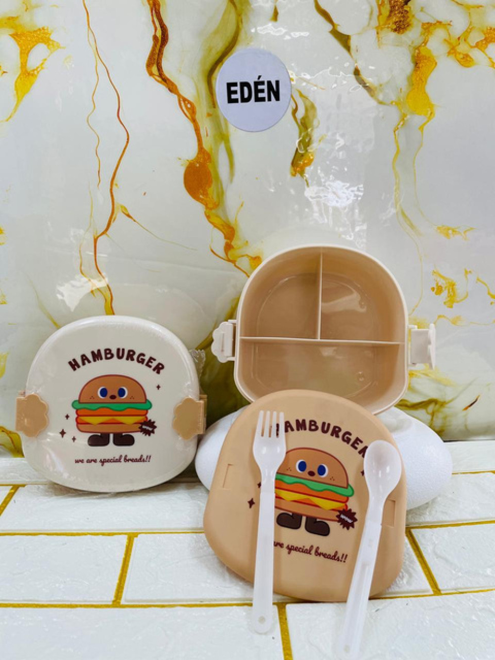 LONCHERA DE HAMBURGESA 16*16*7,5CM