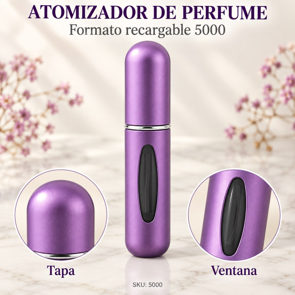 MINI ATOMIZADOR RECARGABLE PARA PERFUME