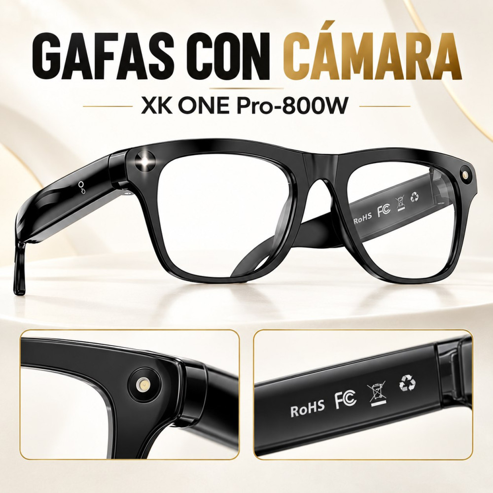 GAFAS INTELIGENTES XKONE MATE AI CON CÁMARA 800W
