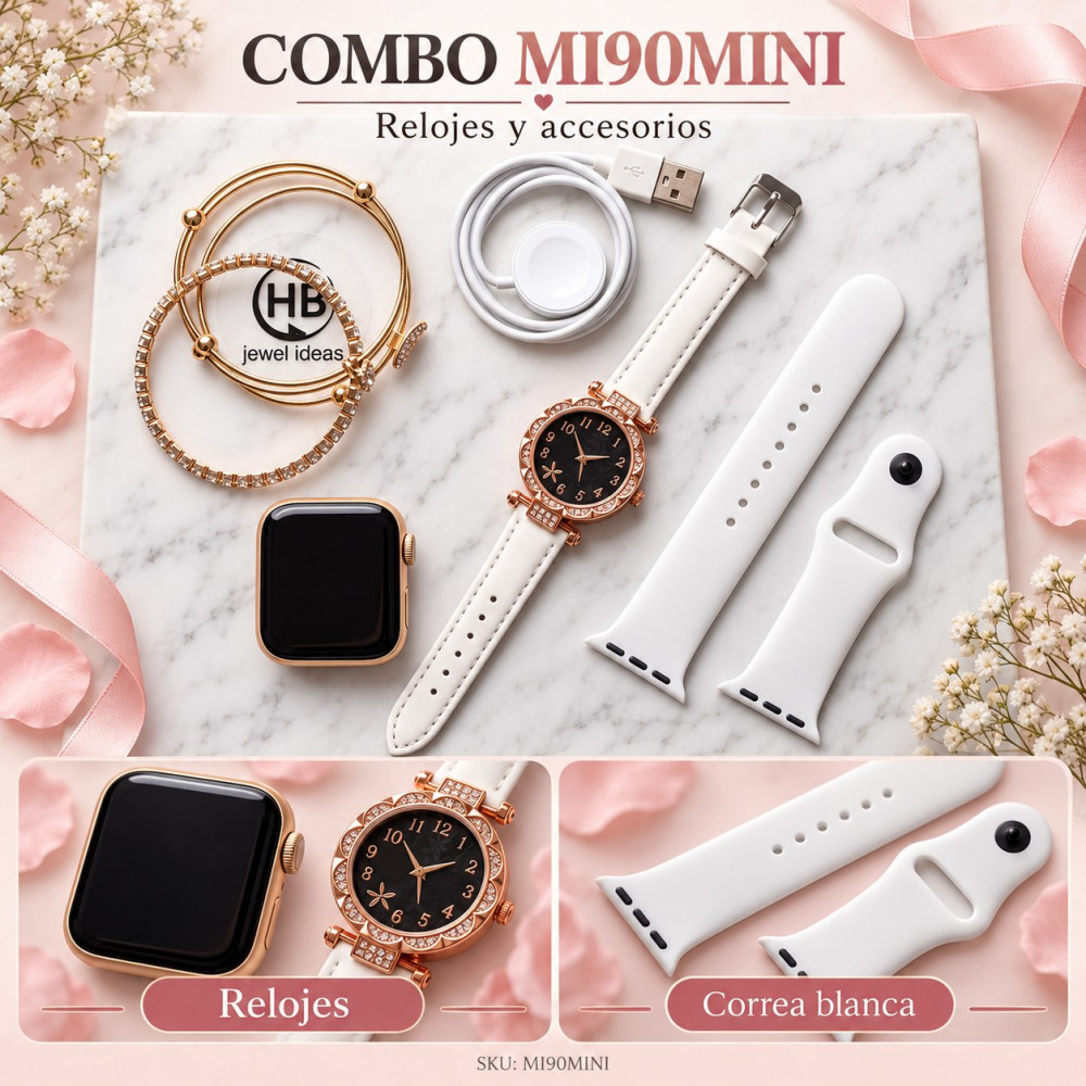 COMBO DE SMARTWATCH MI90MIN
