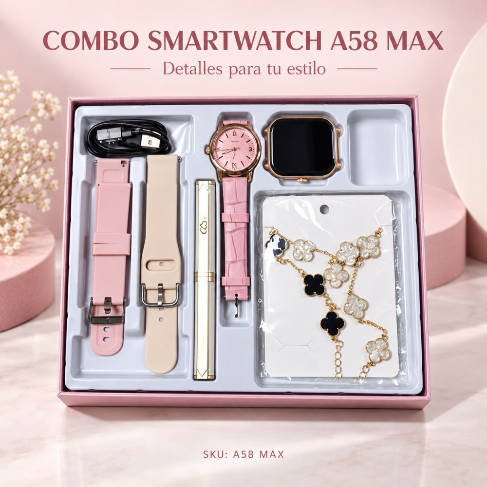 COMBO DE SMARTWATCH A58 MAX