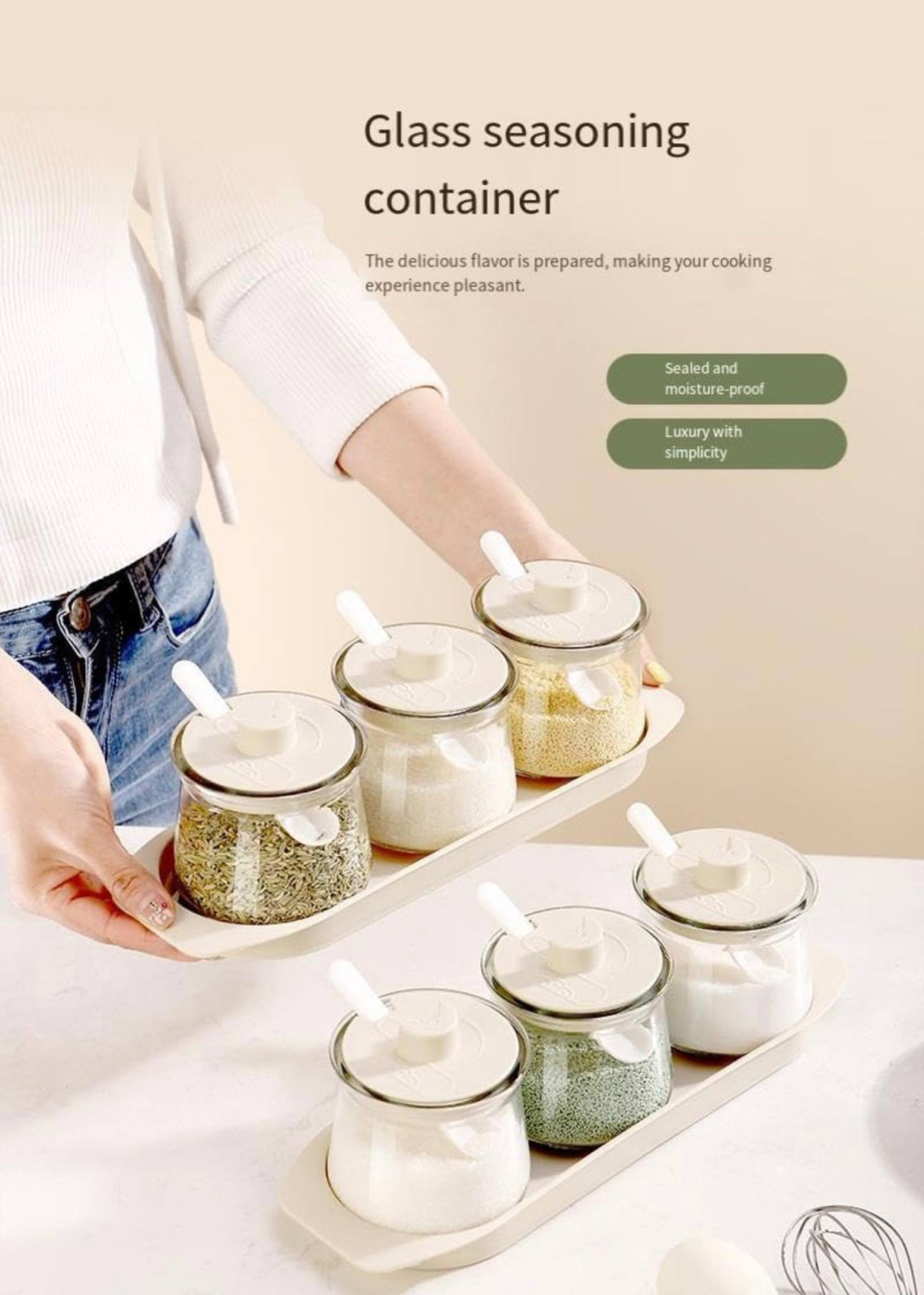 CONDIMENTIERO X3 SEASONING JAR