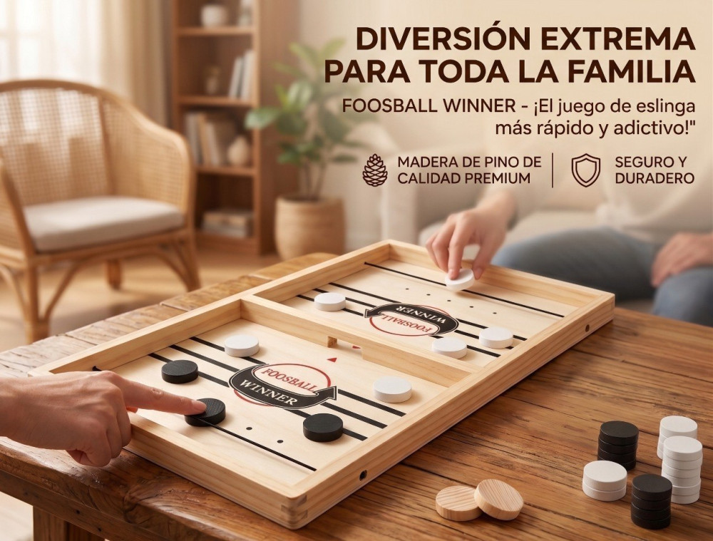 Juego de mesa interactivo Foosball Winer
