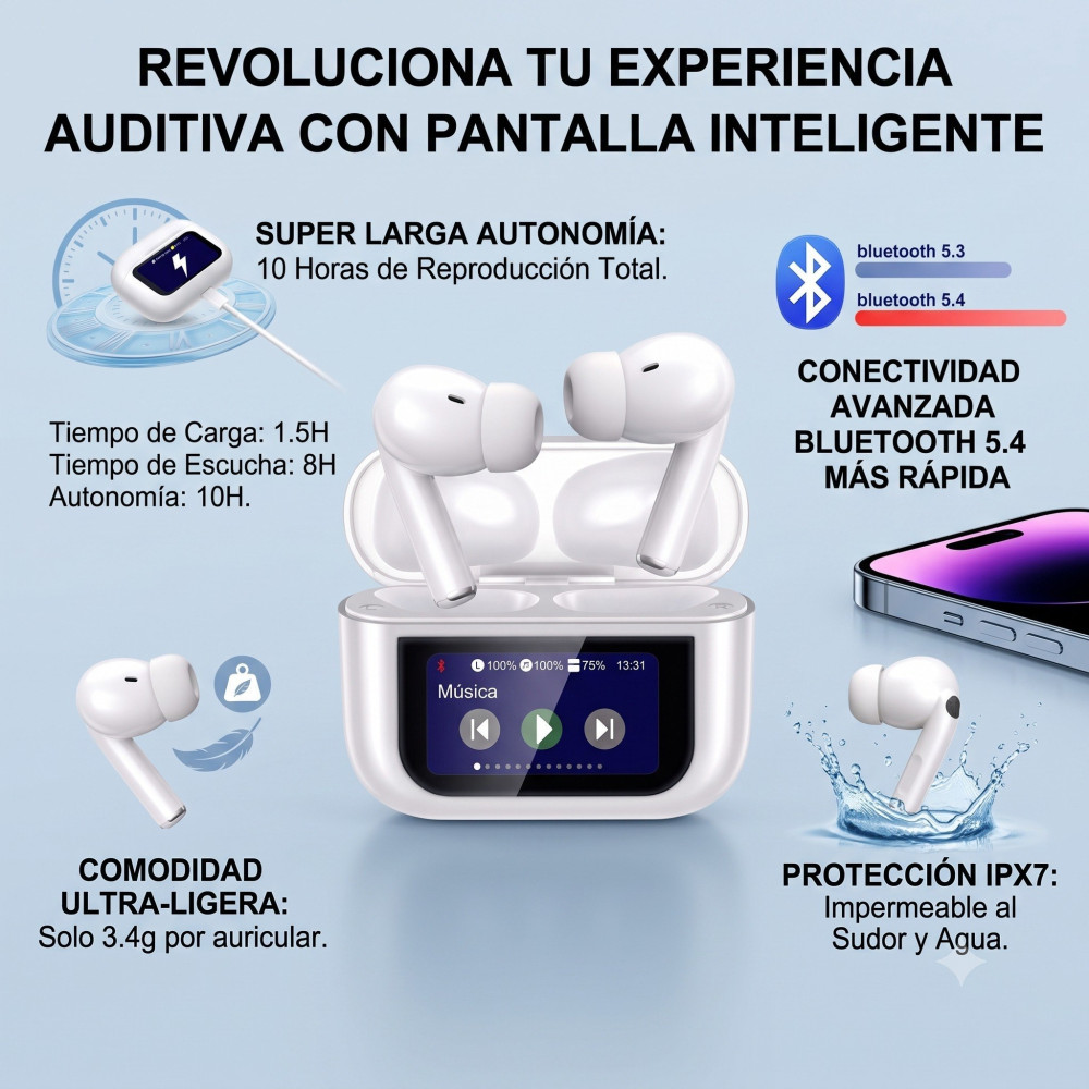 Audífono Bluetooth