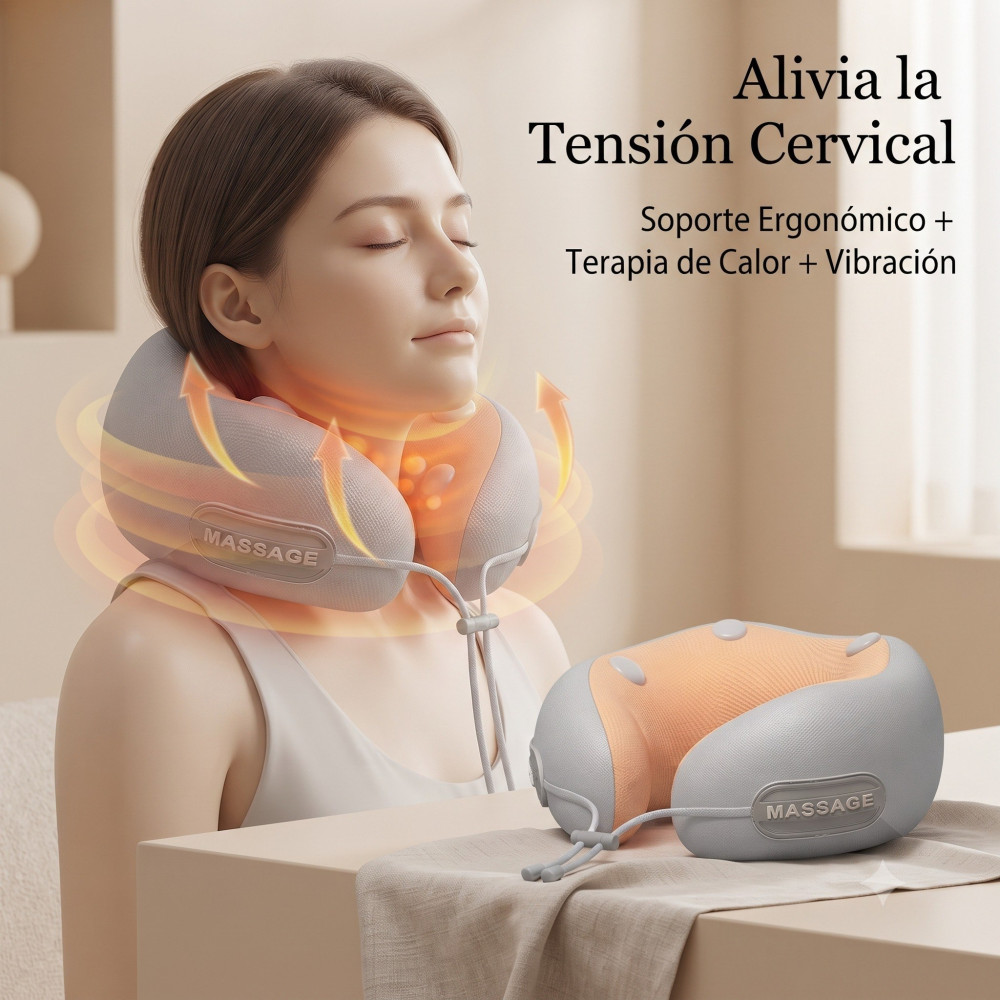 Masajeador de cuello con calor inteligente