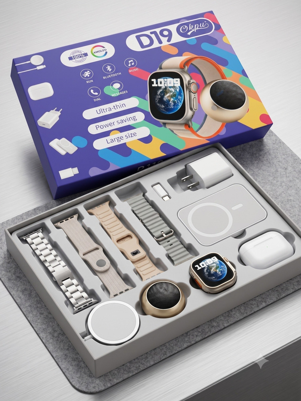 Combo de smartwatch D19