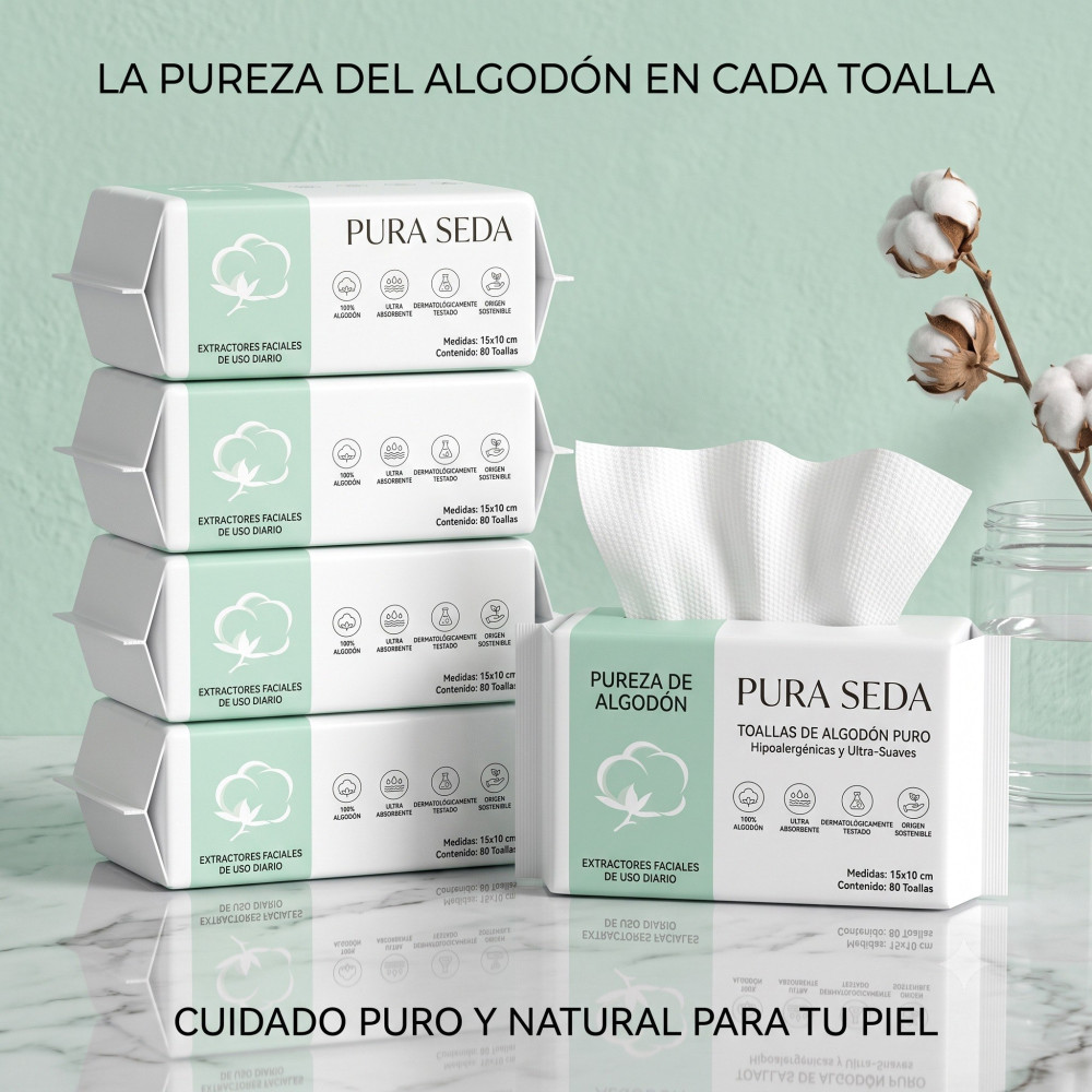 Toalla facial desechable