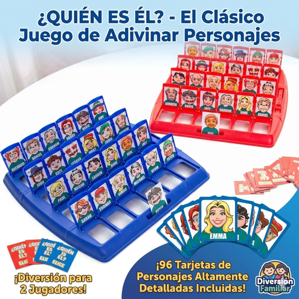 Adivina quién soy - juego de razonamiento de niños