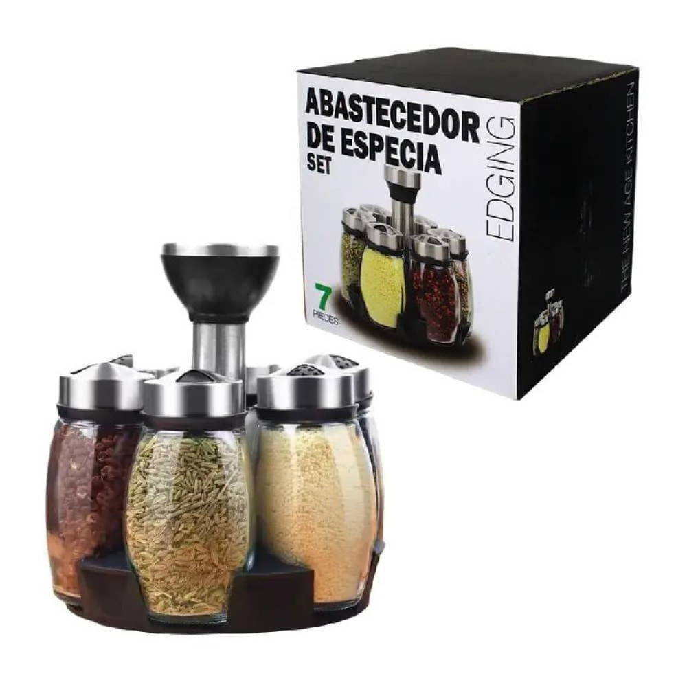 CONDIMENTERO SPICE RACK X7 WM2452